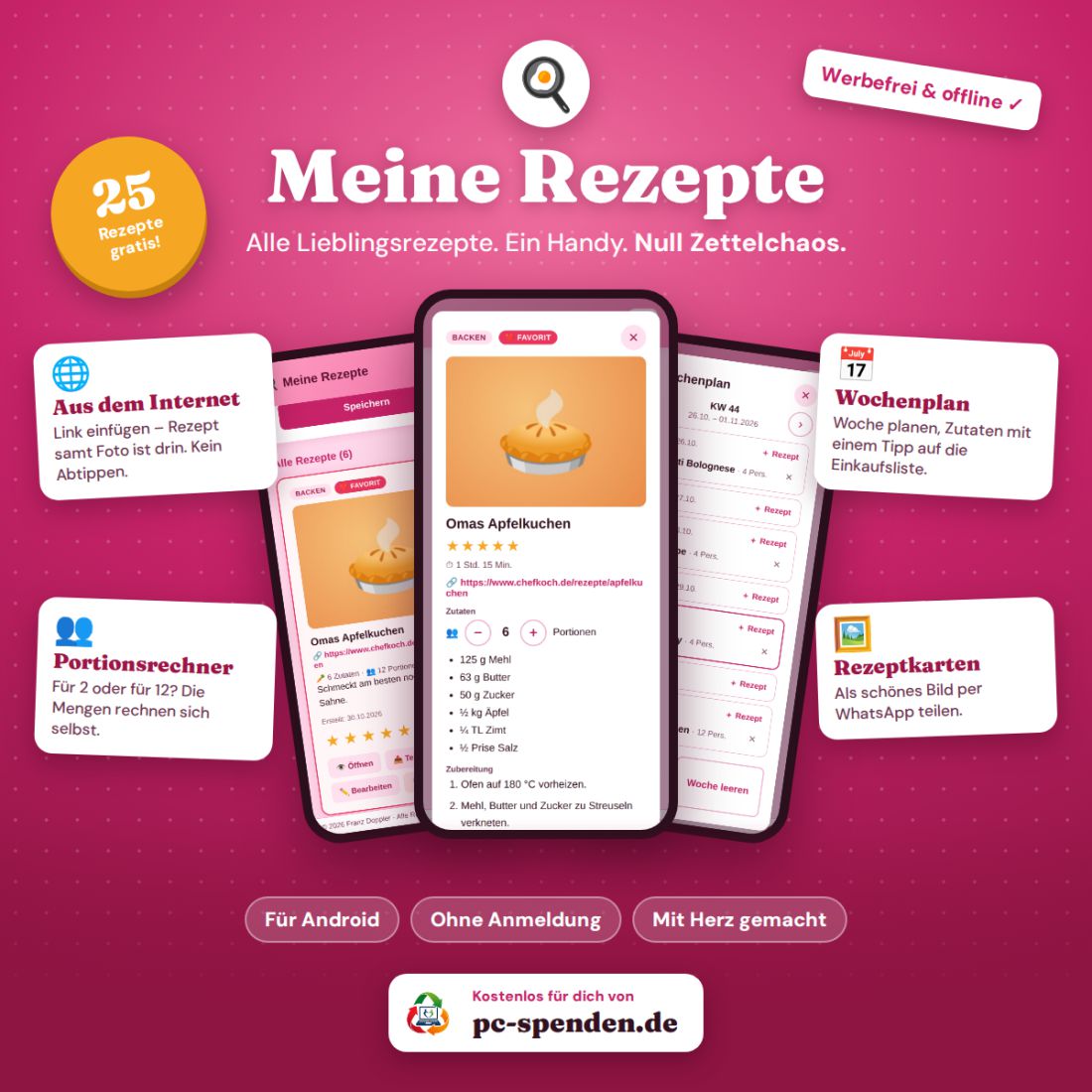 Meine Rezeptesammlung die App