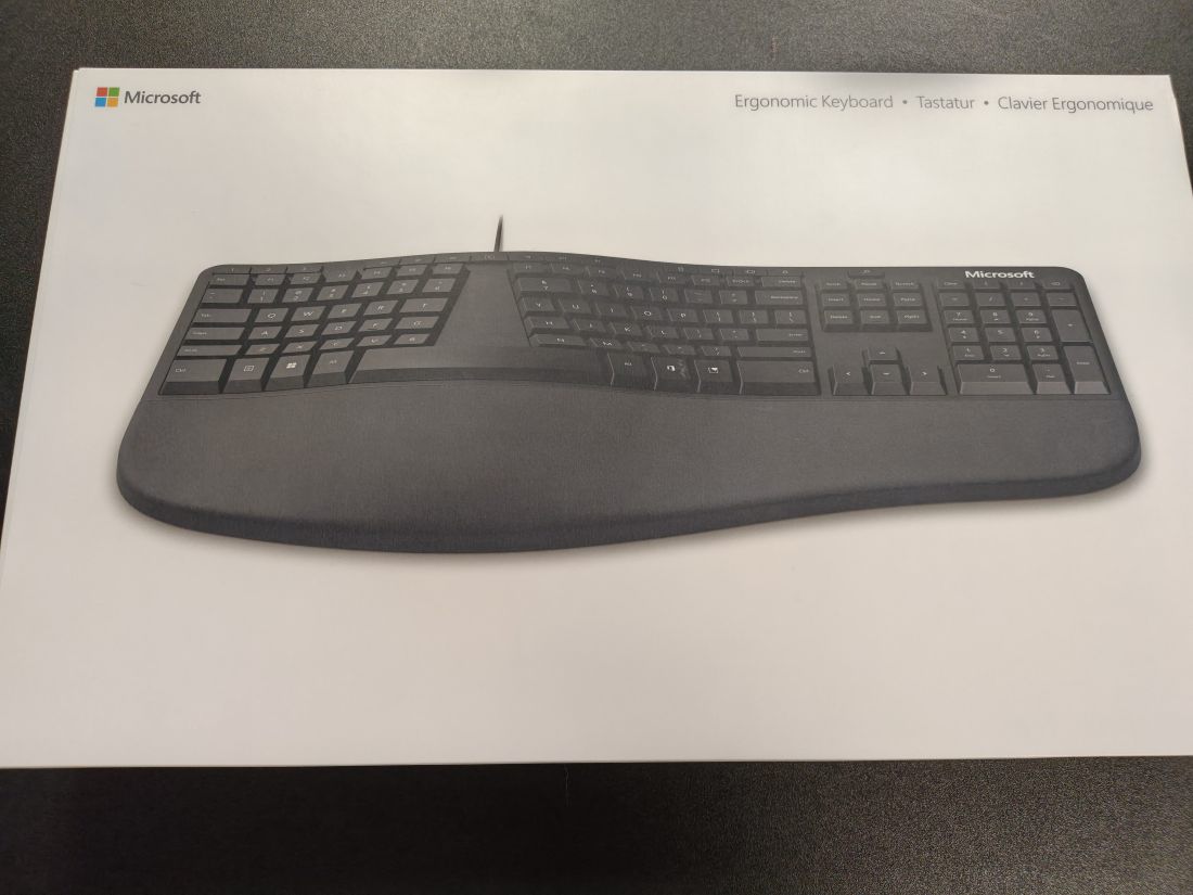 Ergonomische USB-Tastatur von Microsoft – Neu & OVP